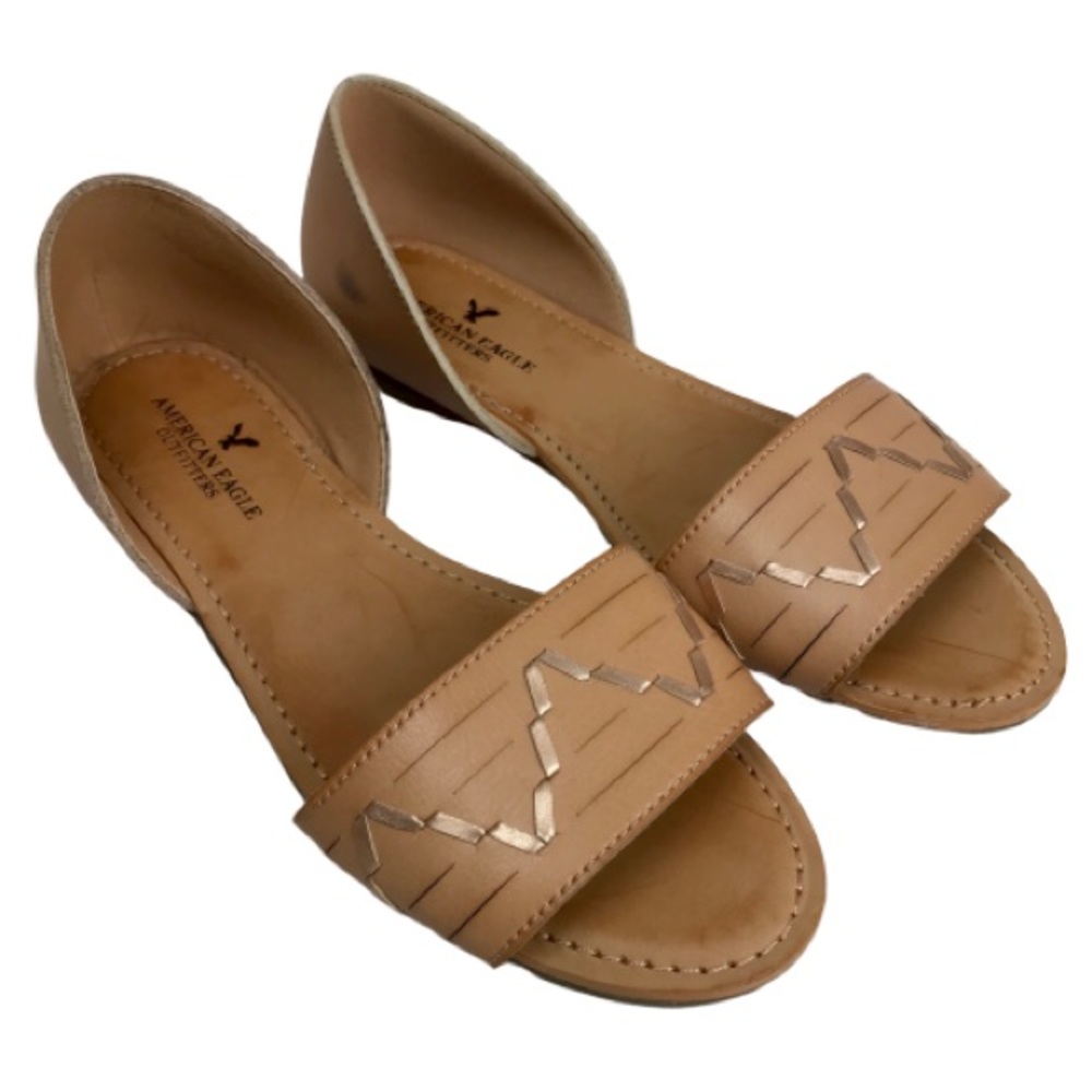 American Eagle Bohemian Vegan Leather Sandals 7